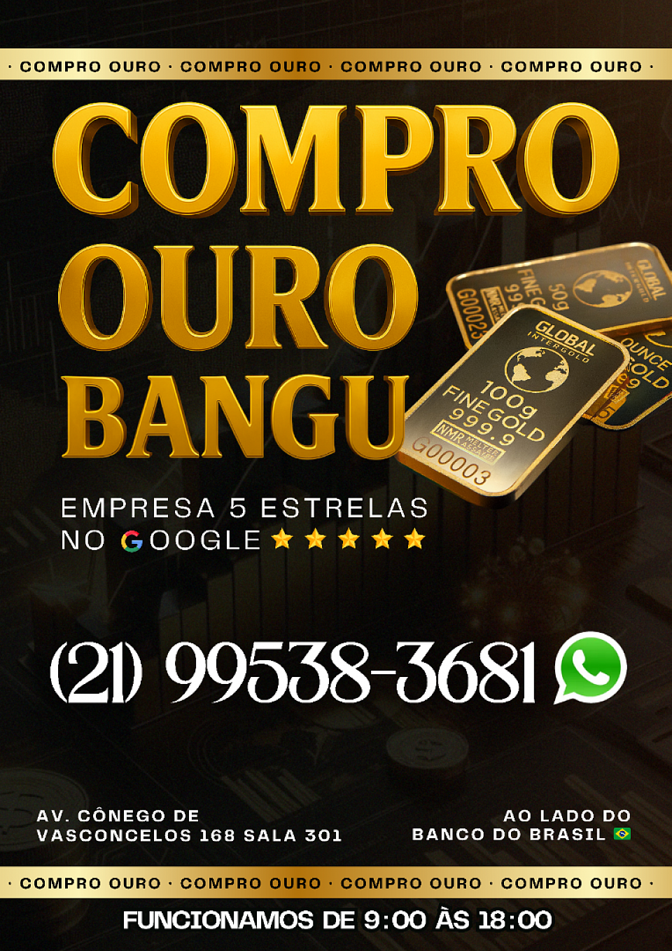 compro ouro calçadão de bangu